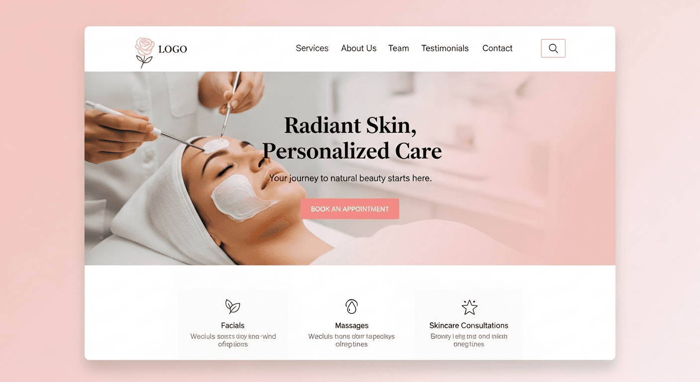 Landing page para Clínica de Estética